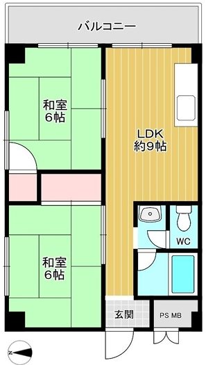 沼ハイツ 間取り