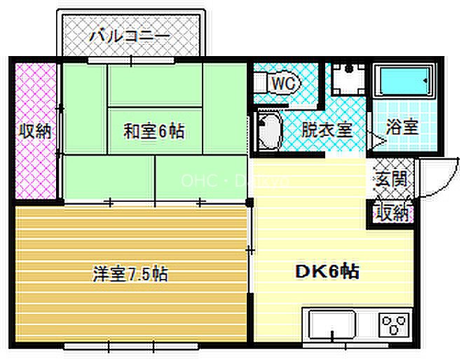 第1コーポ平野  間取り