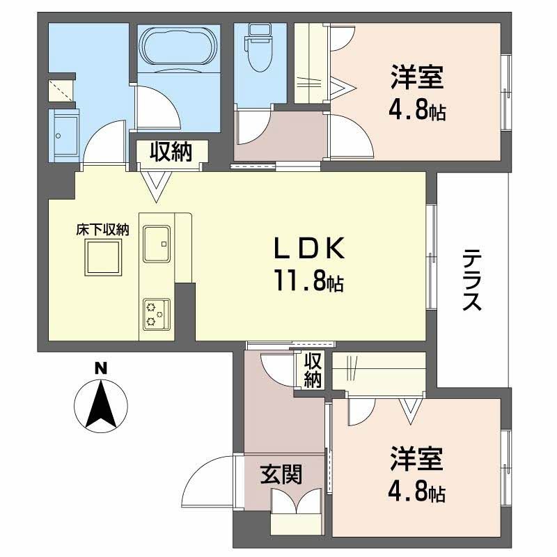 シャーメゾン大晶  間取り