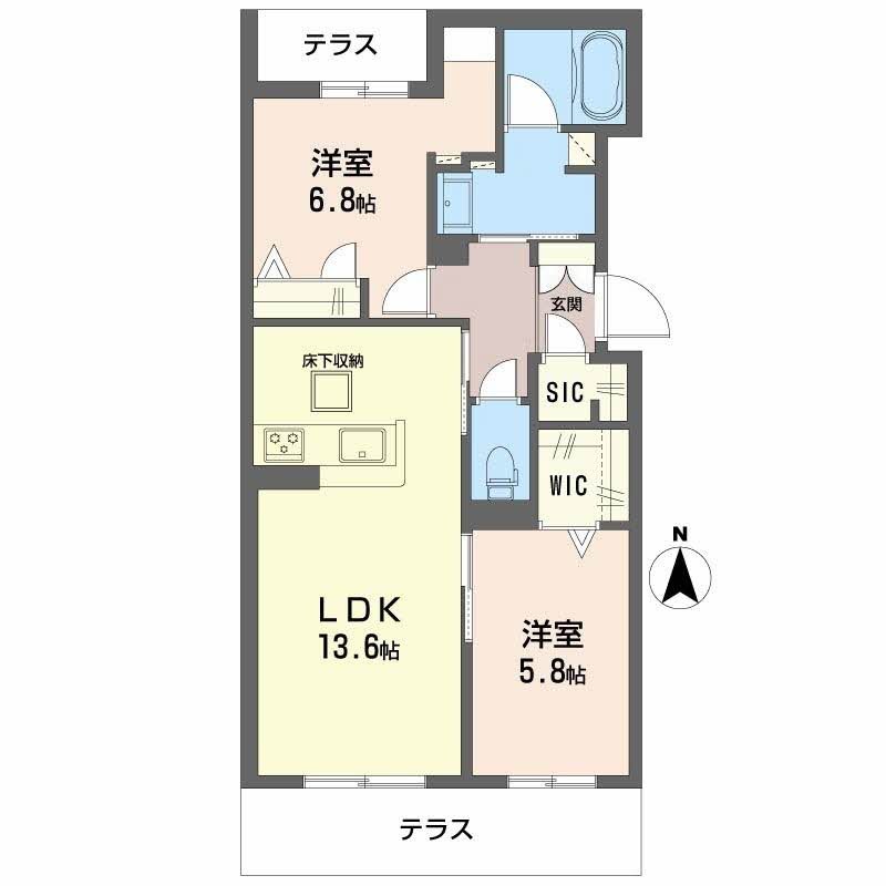 シャーメゾン大晶  間取り