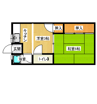 堤コーポ 間取り