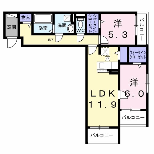 メゾンボヌール 間取り
