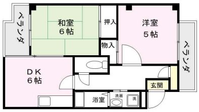 リバーヒル八尾 間取り