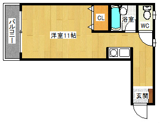 ヴィラージュ久宝園 間取り
