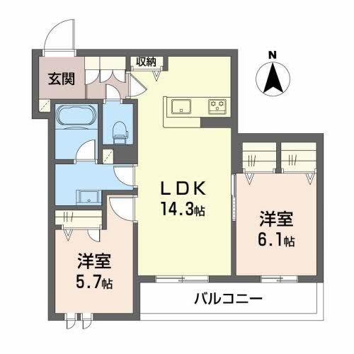 シャーメゾン　グランド　ビュイソン 間取り