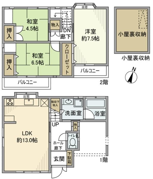 東久宝寺１丁目戸建 間取り