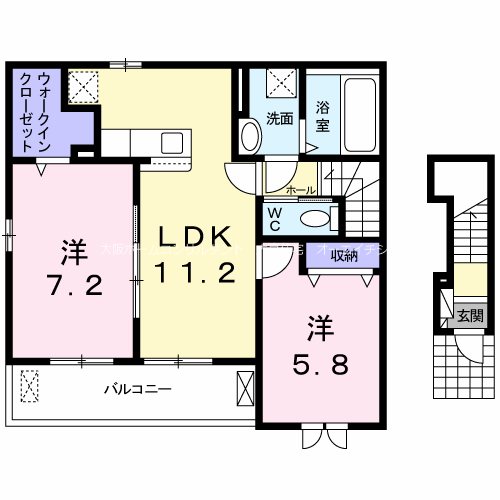 ローレル志紀 間取り