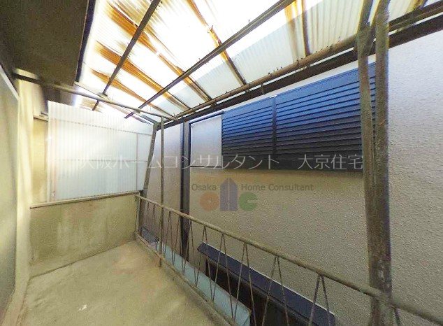山城町３丁目貸家 ベランダ