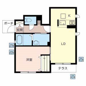 シャーメゾン　ラン 間取り