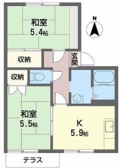 ハイツ左近　 間取り