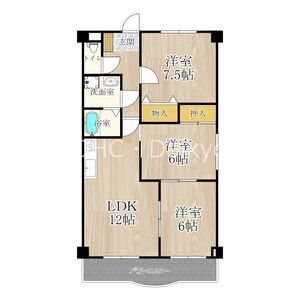 パレーシャル21  間取り