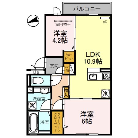 アムール久宝寺 間取り