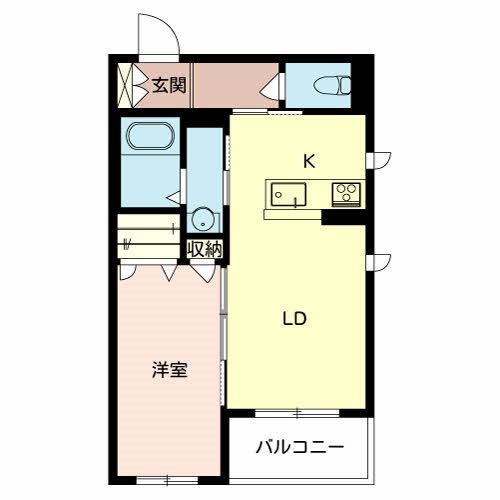 シャーメゾン　森河内西 間取り
