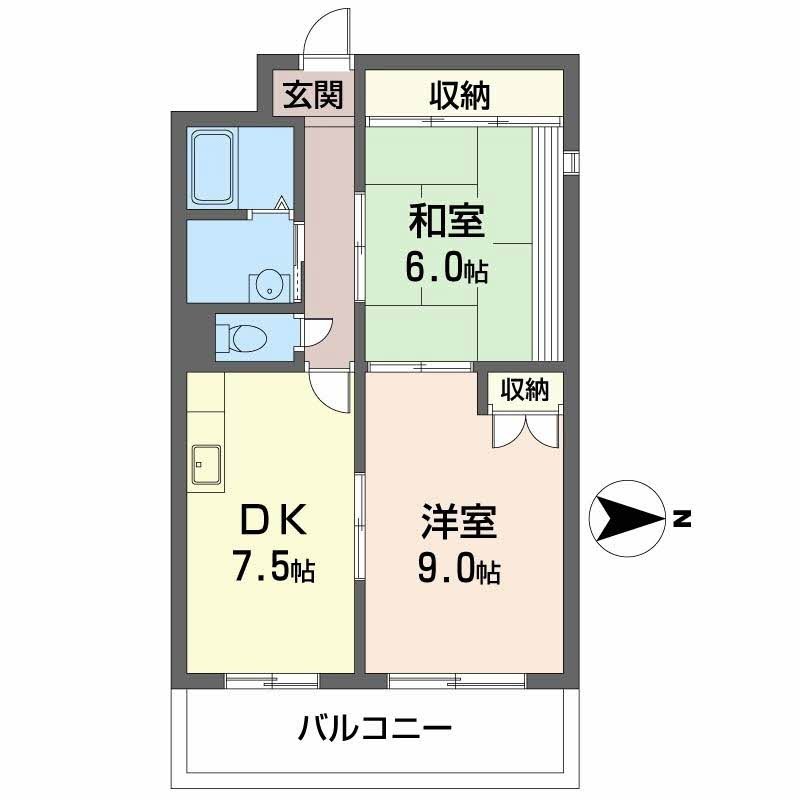 ドゥミール西山本 間取り
