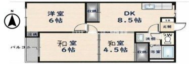 カトレアハイツ 間取り