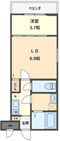 クレスト高安 間取り