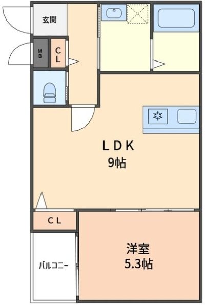クレスト高安 間取り