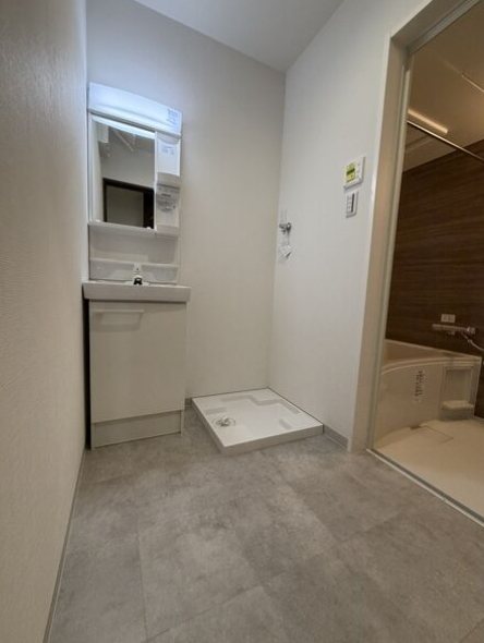 クレスト高安 洗面所