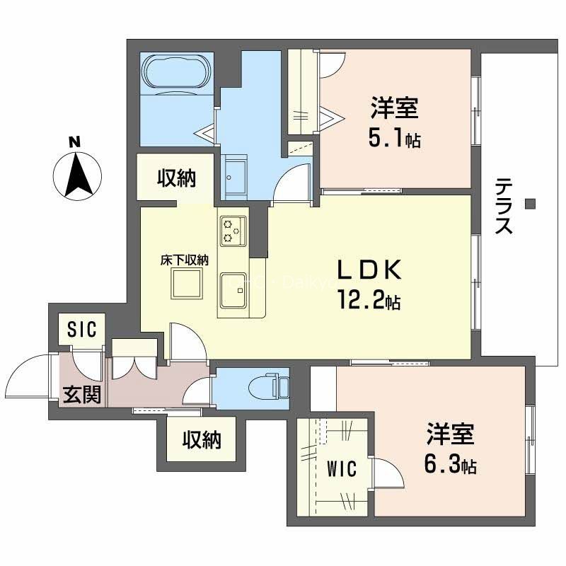 シャーメゾン　バルーンフラワー 間取り