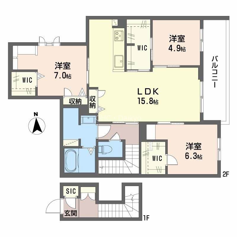 シャーメゾン　バルーンフラワー 間取り