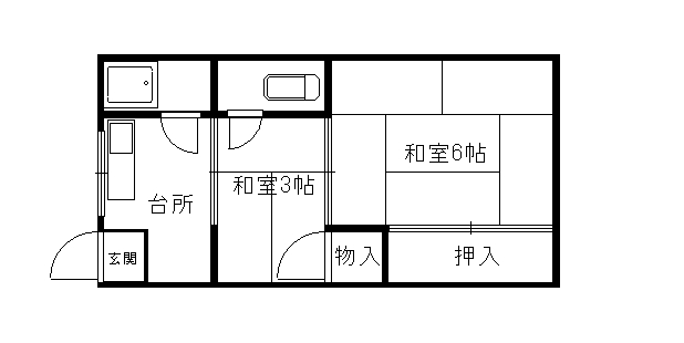 堤コーポ 間取り