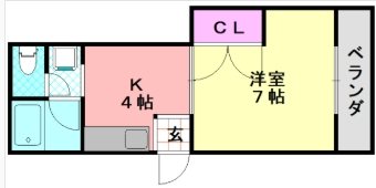 エステート高安 間取り