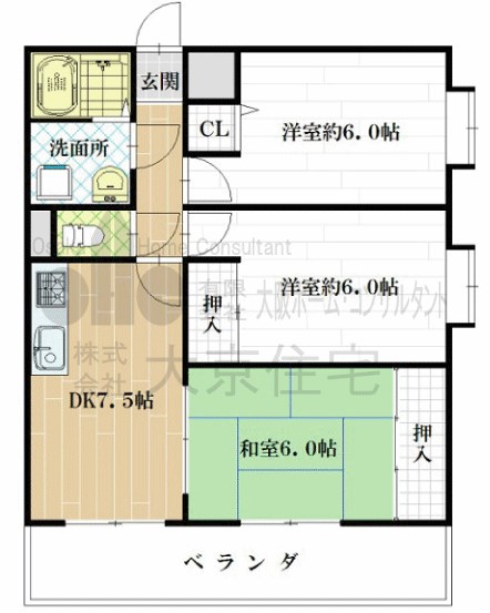 ガーデン成法 間取り