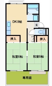 ブランミュール浅野2 間取り