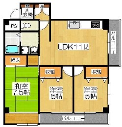 セルバ山本Ⅱ 間取り