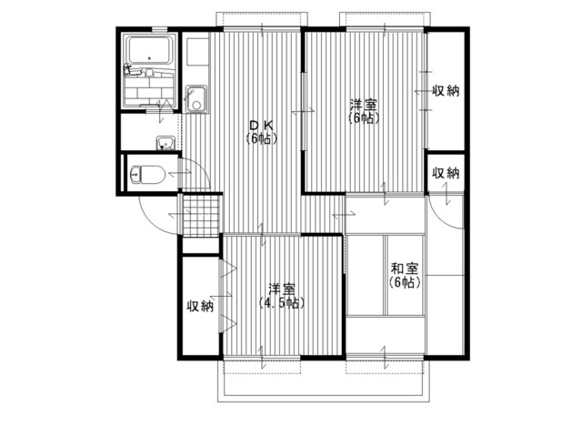 ルミエール永畑 B 間取り