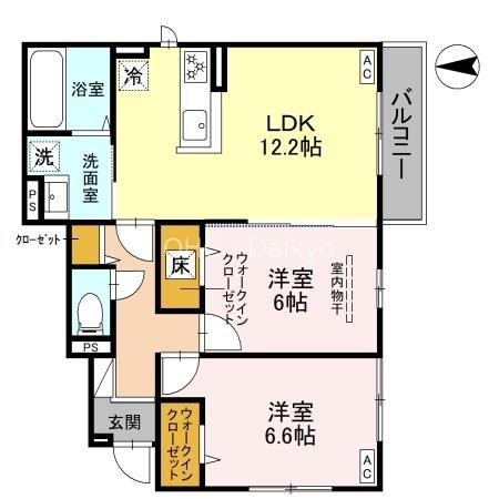トリシア東太子 間取り