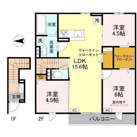 トリシア東太子 間取り