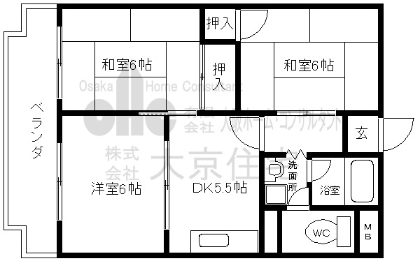 ヴィラパンヴィラージュ 間取り