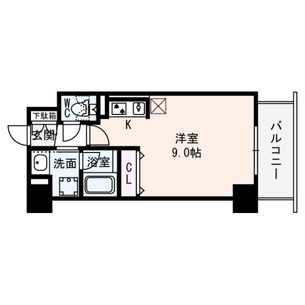 メゾン田中ー平野 間取り