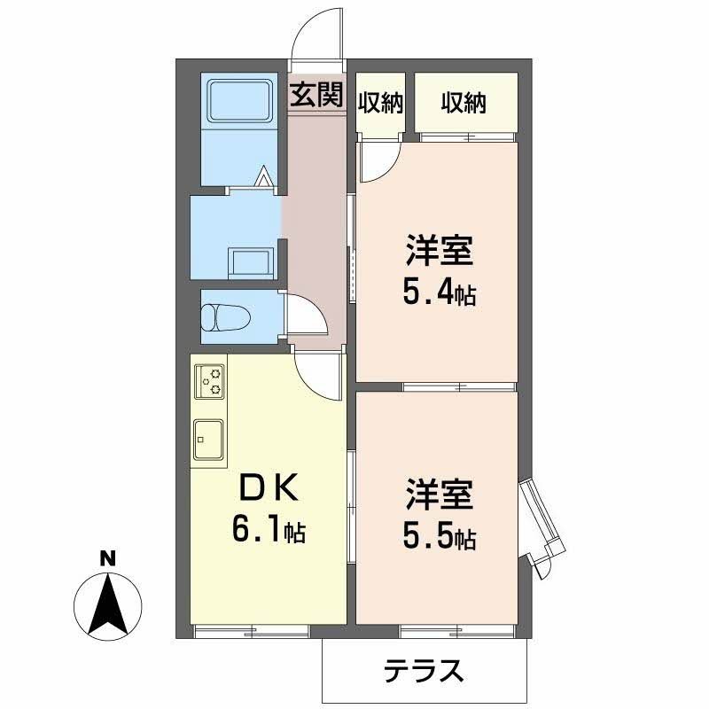 サンハイツ森田 間取り
