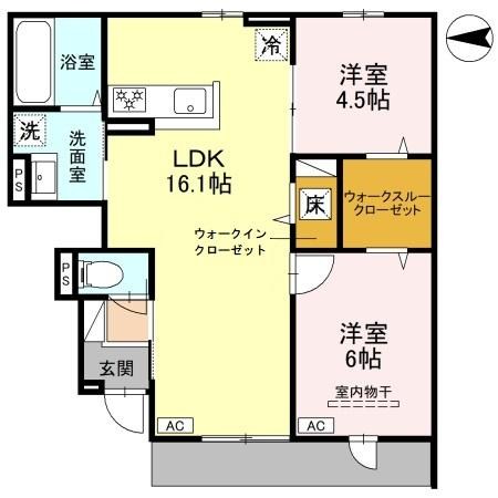 トリシア東太子 間取り