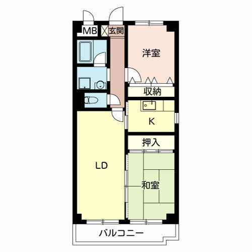 エクセル共立 間取り