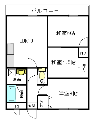 メゾンデトワール 間取り