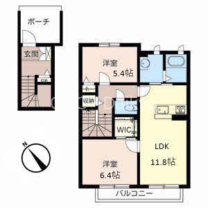 シャーメゾン和Ⅱ（なごみ） 間取り
