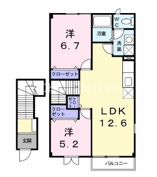 プリュジュール 間取り