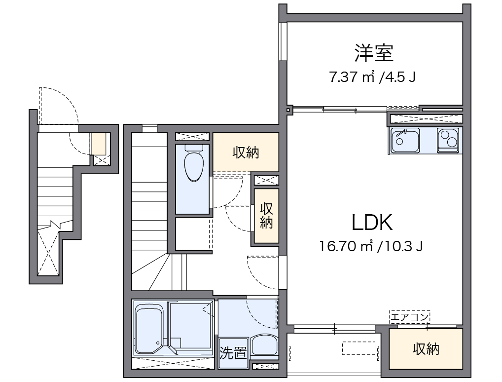 クレイノジニア 間取り