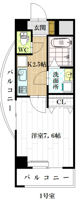 ルミエール久宝寺Ⅱ 間取り
