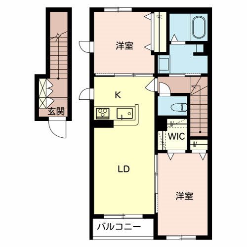 シャーメゾン　ドゥース 間取り