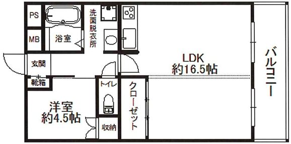 サンハイツ田中 間取り