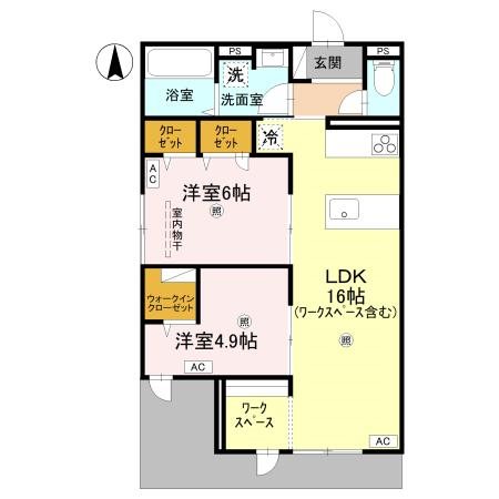 ウエスタンハイツ19 間取り