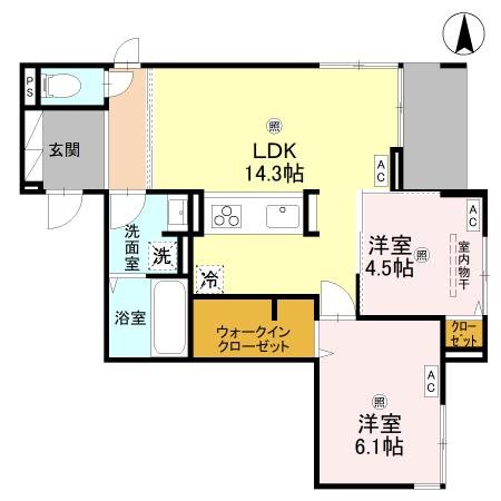 ウエスタンハイツ19 間取り