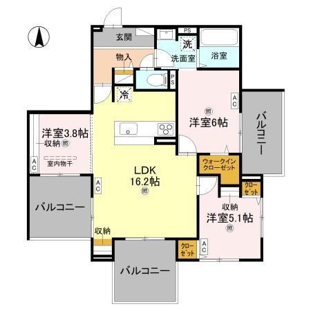ウエスタンハイツ19 間取り