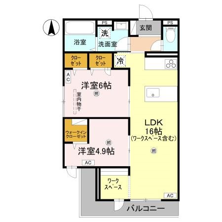 ウエスタンハイツ19 間取り
