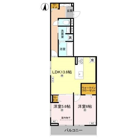D-ROOM中小阪 間取り