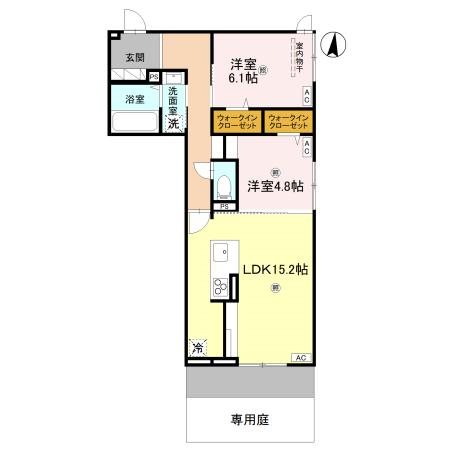 D-ROOM中小阪 間取り